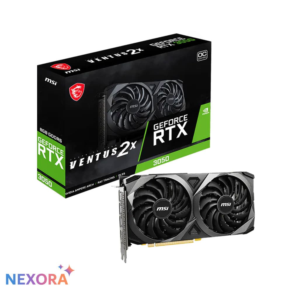 MSI GeForce RTX™ 3050 VENTUS 2X 8G OC Graphics Card (3Y)