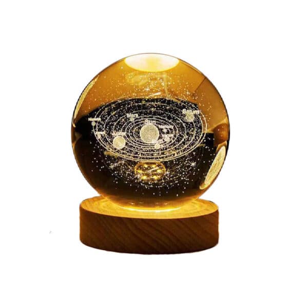 3D Galaxy Crystal Ball Lamp 2