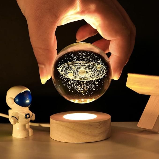 3D Galaxy Crystal Ball Lamp 3