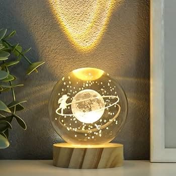 3D Moongirl Crystal Ball Lamp 2