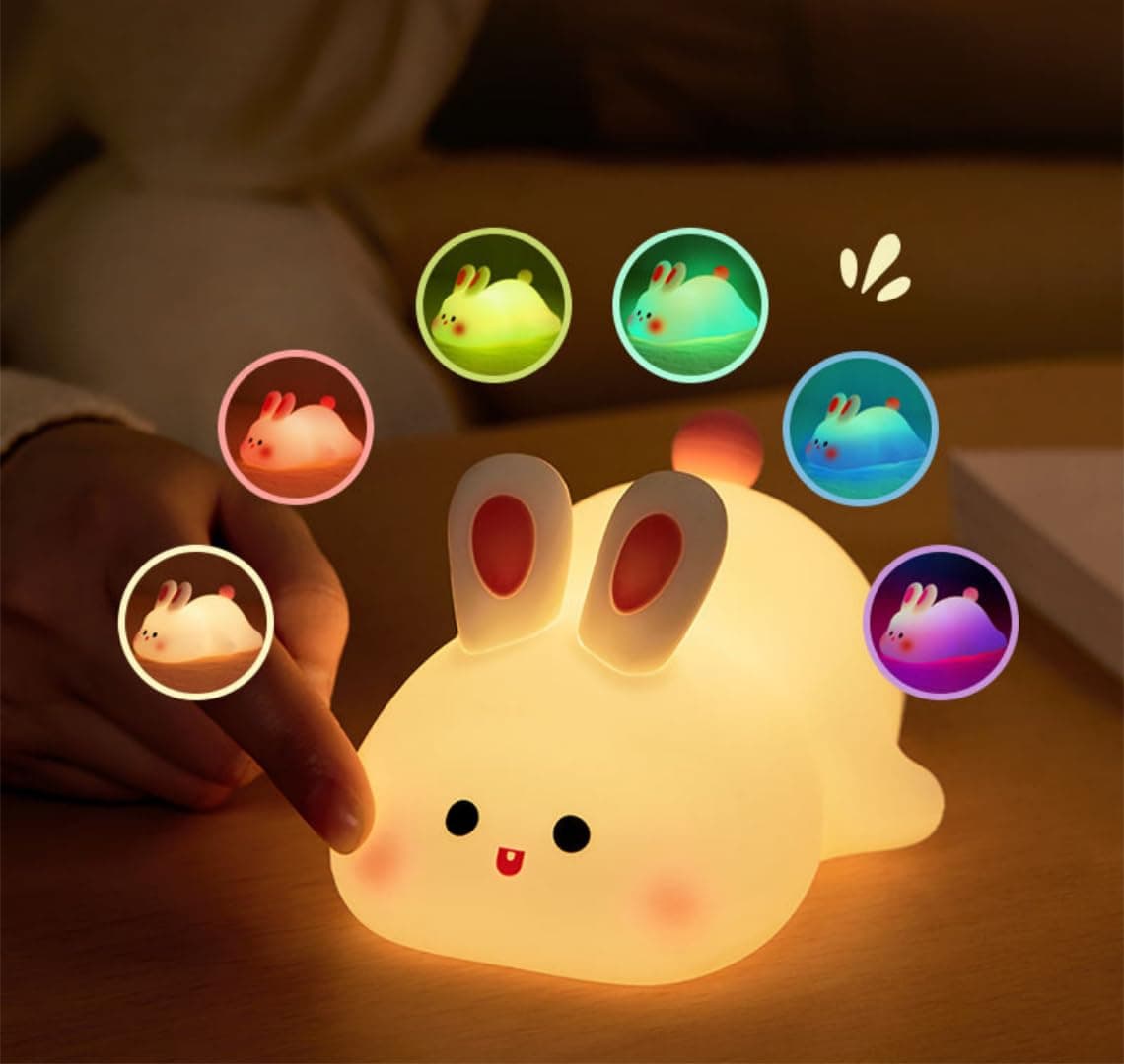 Poppy Pebbles Premalu Rabbit Decor Night Lamp for Kids 2