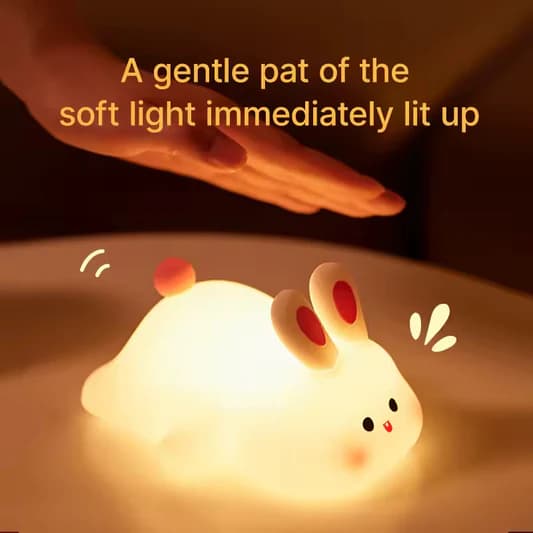 Poppy Pebbles Premalu Rabbit Decor Night Lamp for Kids 4